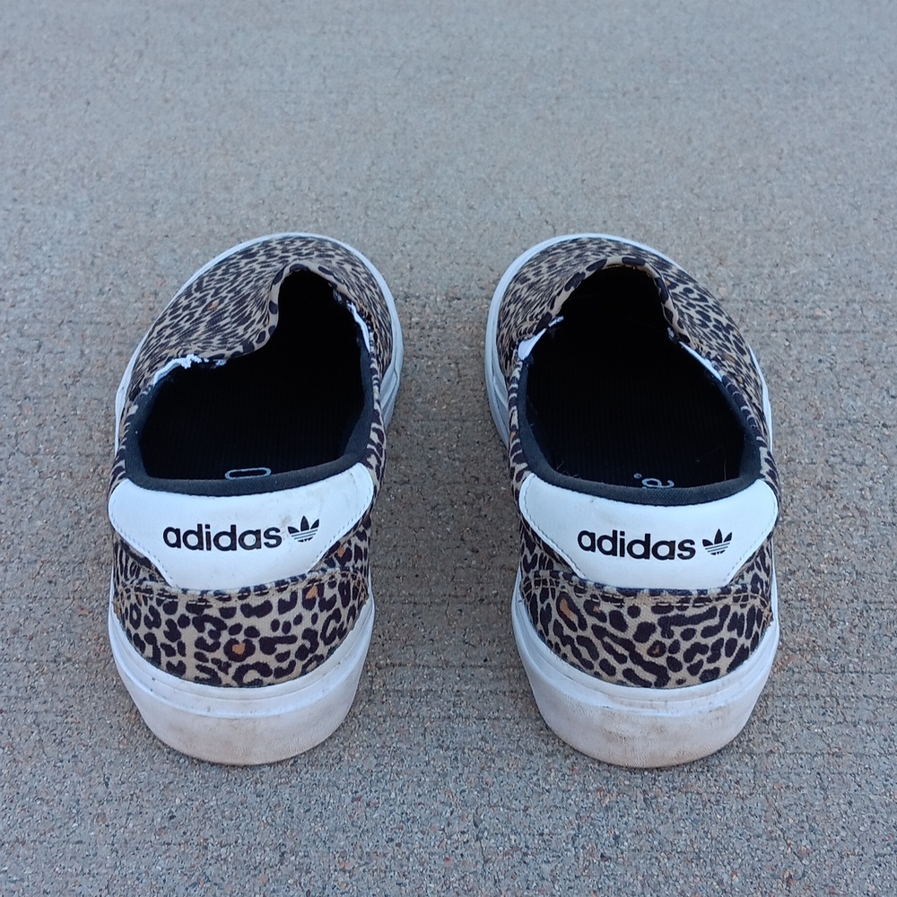 Adidas Slip On Sneakers Animal Print Shoes - Picture 4 of 8